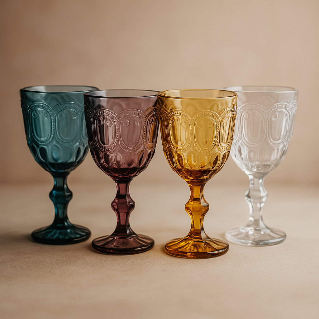 La cristalería que ofrecemos en CM Event Rentals transforma tu mesa en un verdadero espectáculo visual. Copas vintage, de colores y estilos modernos disponibles para renta en Managua con entrega puntual y calidad garantizada.